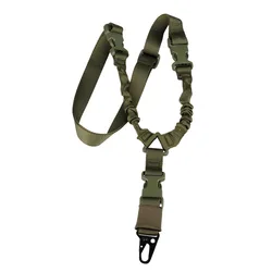 Enhanced Tactical Adjustable 3-Point Bungee Sling for Hunting and Outdoor Activities (G884A-green)