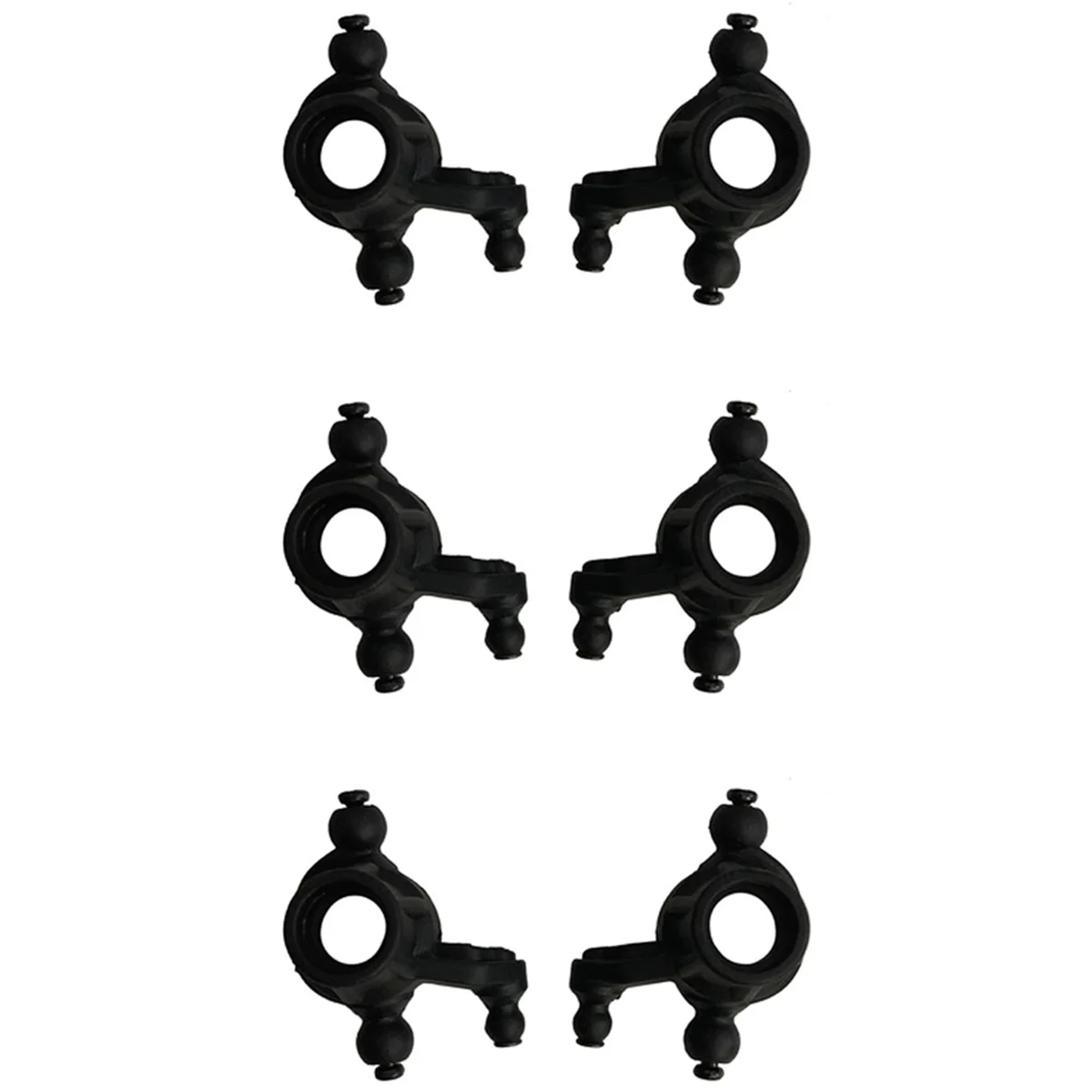 

6Pcs Front Steering Cup SJ01 for Xinlehong Hosim Q901 Q902 Q903 9130 9136 9137 1/16 RC Car Spare Parts Accessories