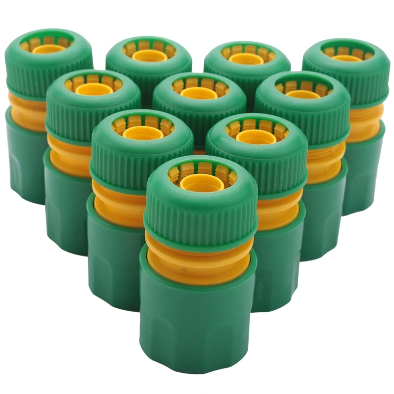 

10Pcs 1/2 Inch Hose Garden Tap Water Hose Pipe Connector Quick Connect Adapter Fitting Watering