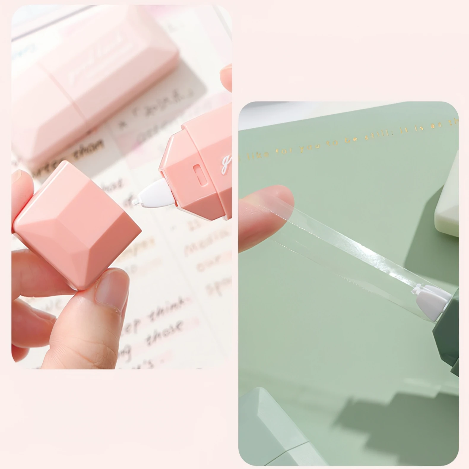6pcs Sugar Cube Correction Tapes Set Gradient Color 5mm*6m Correcting Tools Office School A7541
