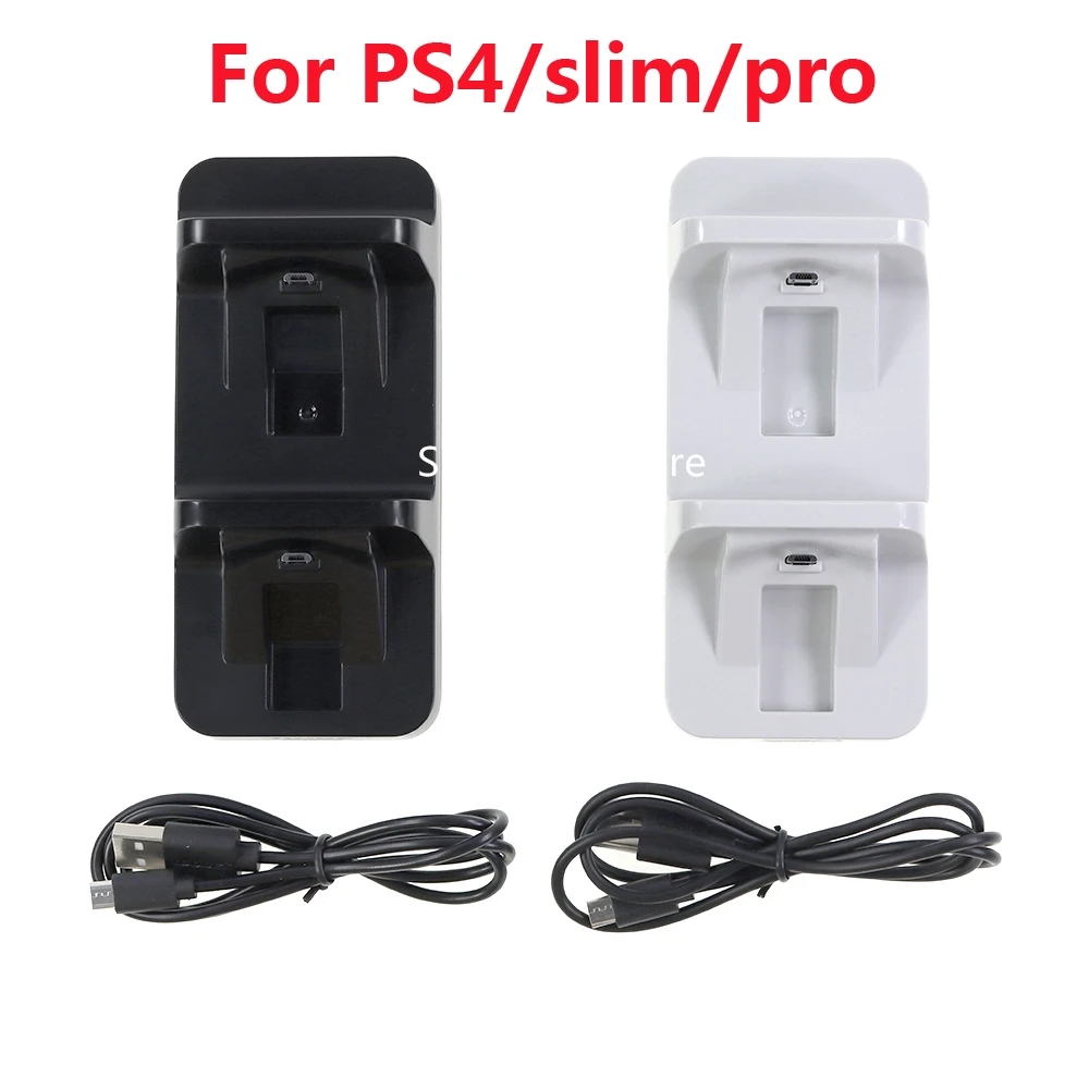 10Pcs Usb Dual Charge Dock Per Ps4 Controller Charger Per Playstation 4 Ps4 Dock Di Ricarica Gamepad Supporto Verticale