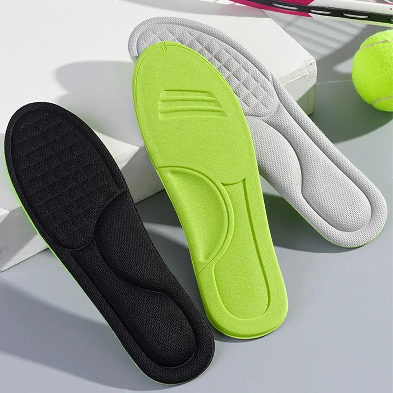 2/20pcs Memory Foam Orthopedic Insoles Unisex Deodorizing Insole Shoes Sports Absorbs Sweat Soft Antibacterial Shoe Accessories