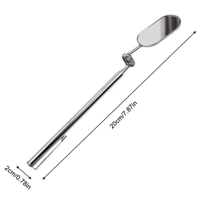 자동차 정비공 미러 기계 검사 도구, LED 정비 픽업 도구, 차량 액세서리 점검용, 용접거울, inspection mirror