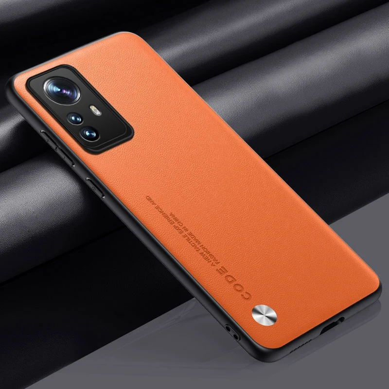 thumbnail image 1 of Luxury Leather Case For Xiaomi Mi 12 Lite 12X 12T Pro 12S Ultra Cover Silicone Phone Case For Redmi Note 12S 12 Pro Plus Coque, 1 of 5