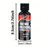Durable Gloss Enhancer Kit for Car Plastics - Suitable for Leather, Plastic, and Rubber Surfaces. Enhances Texture and Protects 6