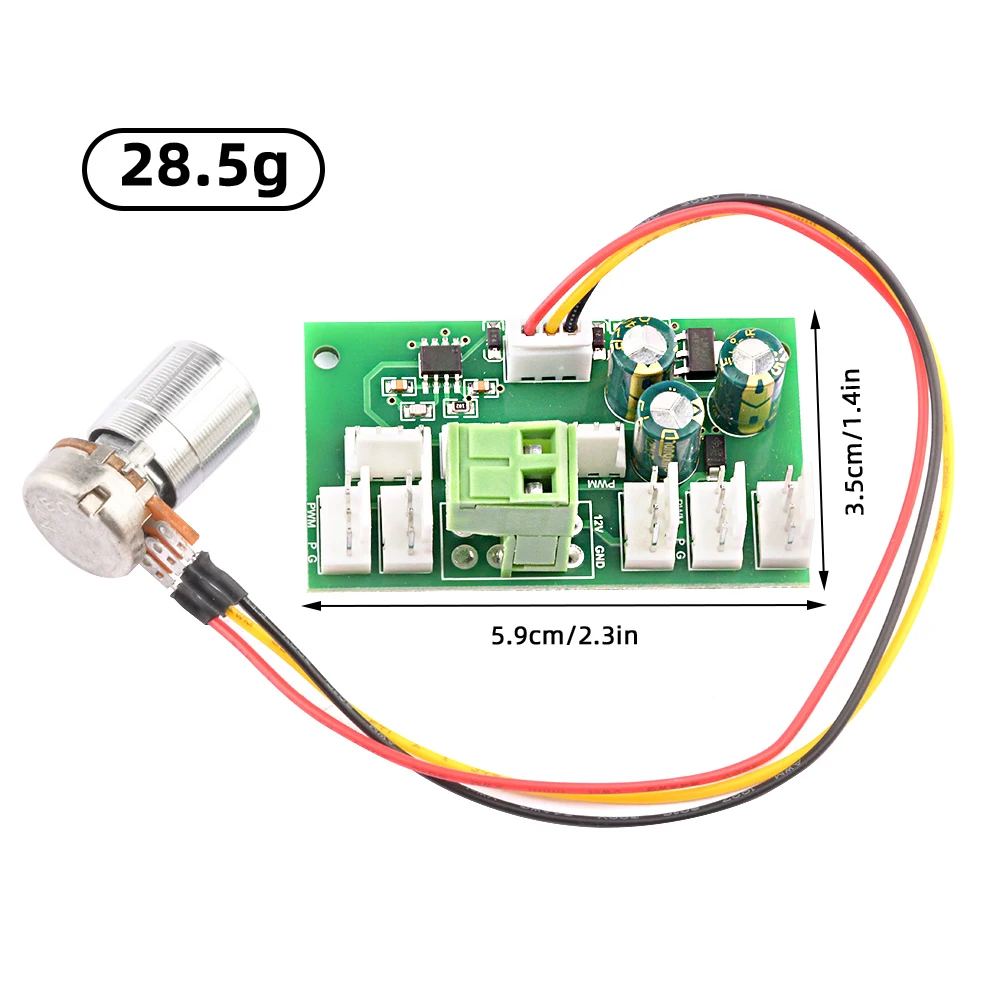 DC 12V Computer Case Miner Fan Speed Controller 8-Channel Fan Hub PWM High-Power Violent Controller Speed Governor dc motor speed controller fan speed controller