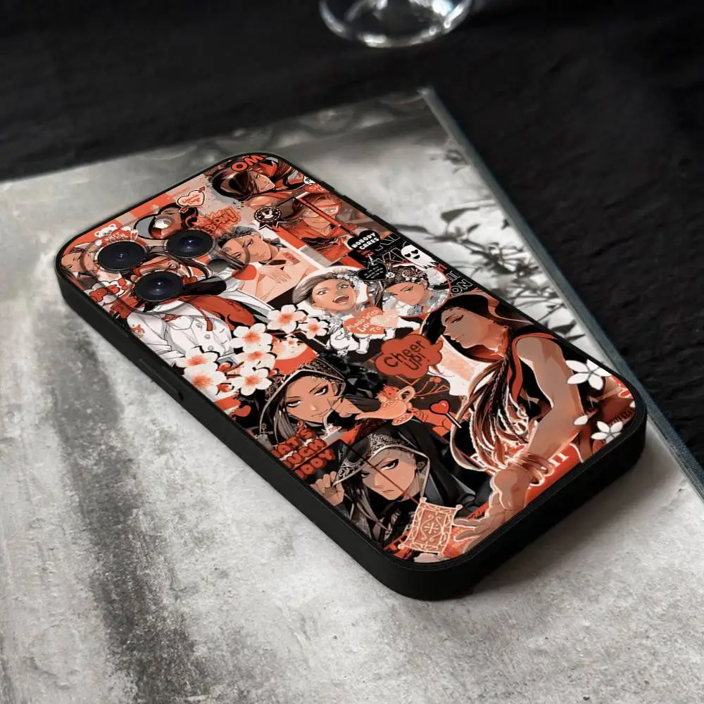 Twisted Wonderland Ace Anime Black Silicone Soft Phone Case