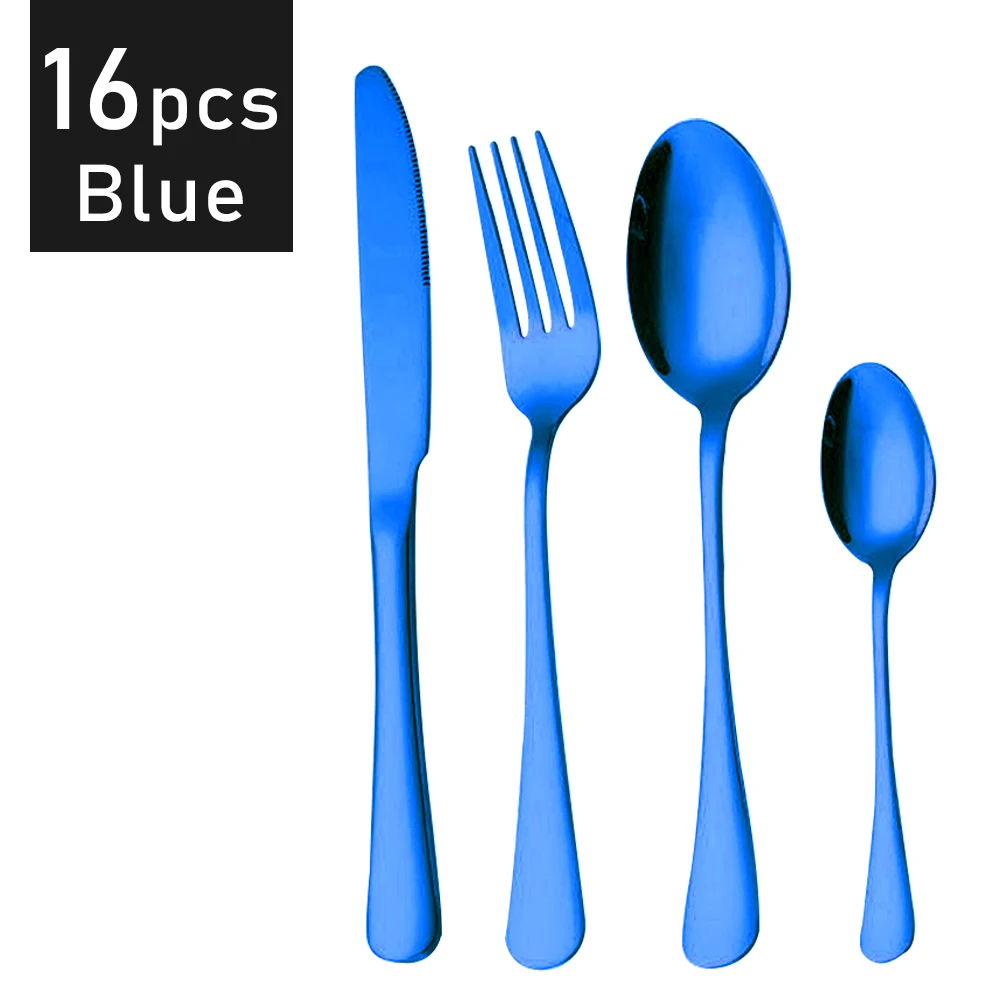 16pcs Blue