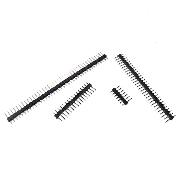 

Однорядный 40-контактный штыревой разъем 0,1 дюйма с золотым покрытием, 100х.