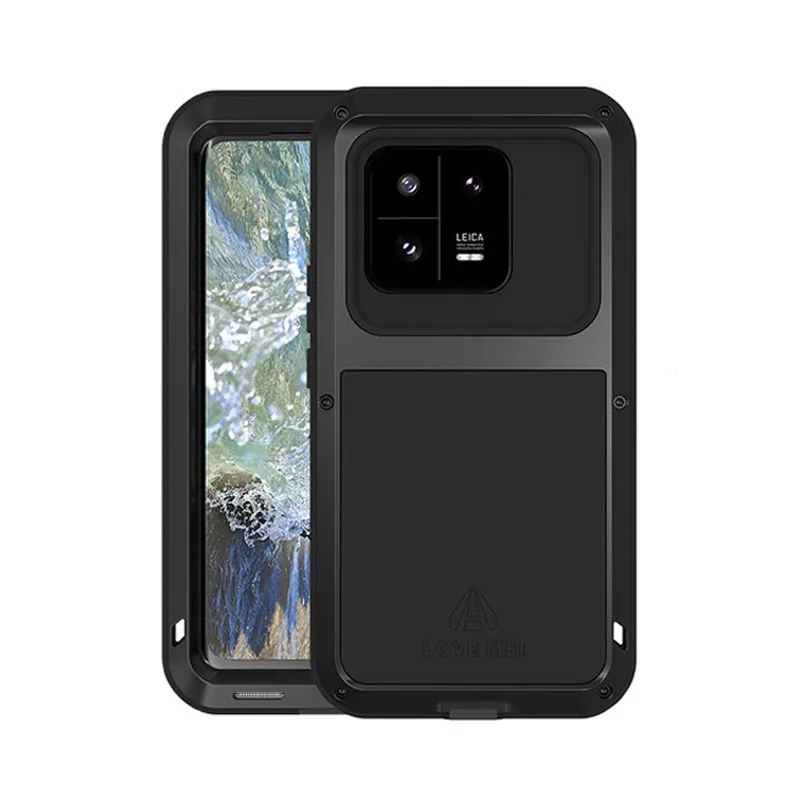 

LOVE MEI Powerful Metal Case For Xiaomi 13 Pro Case Mi13 Heavy Duty Shockproof Protective Cover For Xiaomi Mi 13 Mi13 Pro Funda