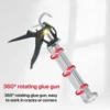 Rotary glue gun Labor-saving manual sewing tool Stainless steel glass glue gun Glue gun 3