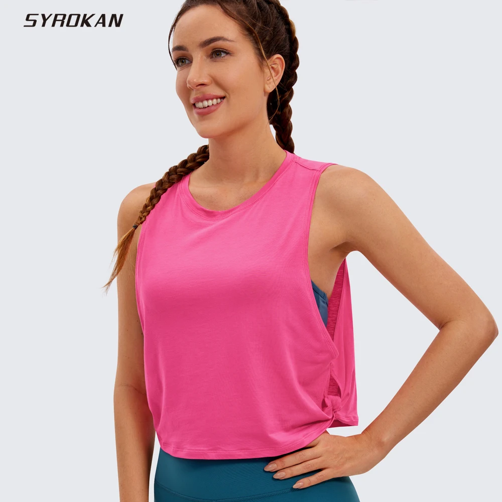 Women's Backless Racerback Crop Top - Sleeveless Ribbed Tank For Summer - View #4