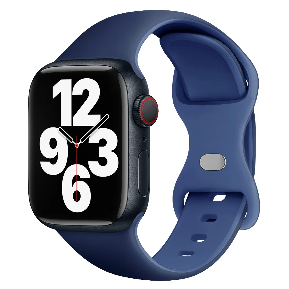Premium Soft Silicone Smartwatch Band - Versatile Sport Strap Bracelet