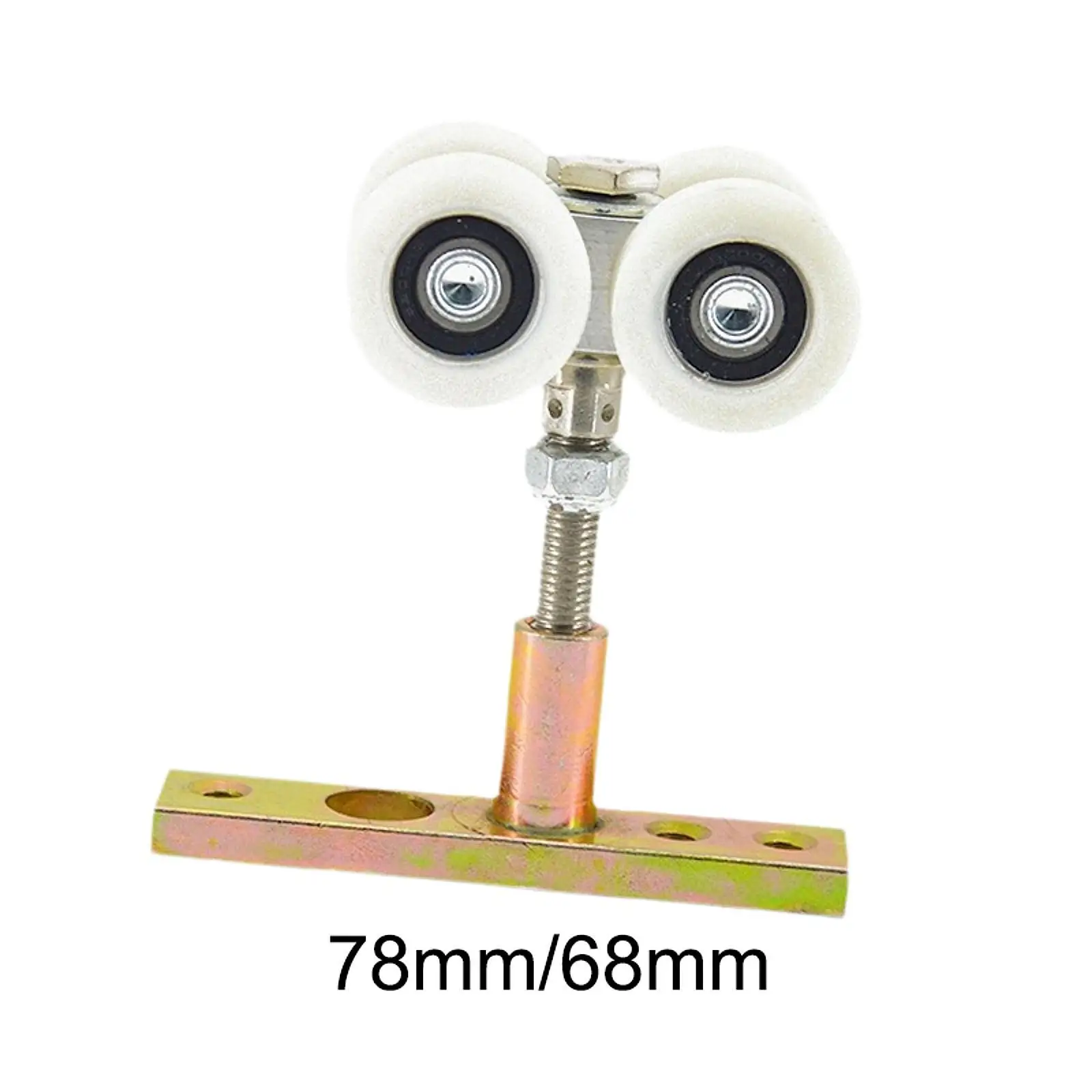 Folding Door Hanger Roller Folding Door Hanging Wheel Household Hardware Hanging Rail Pulley Nylon Bearing Wheels for Kitchen