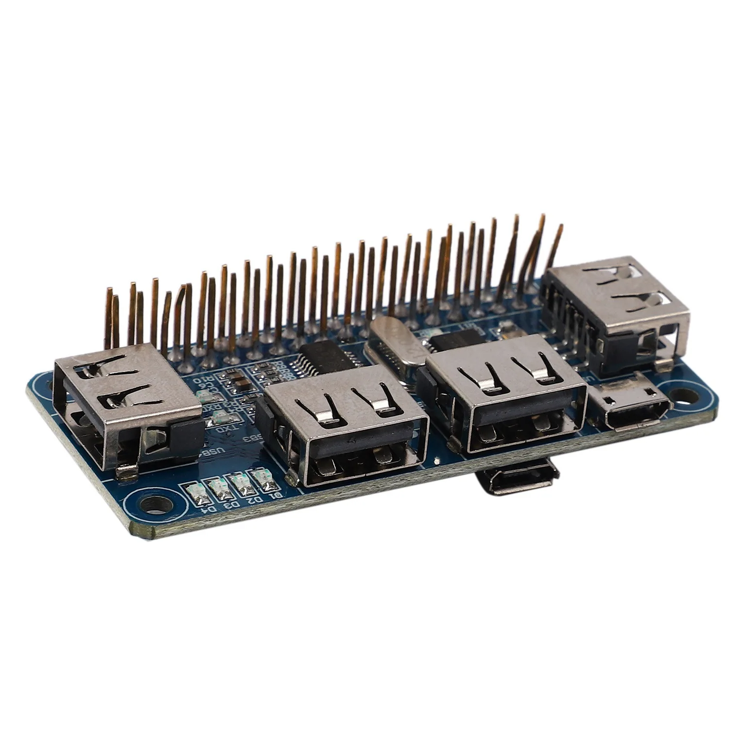 Raspberry Pi 3 / 2 / Zero W Ȯ  USB  HAT,   UART, USB 2.0/1.1 ȣȯ, 4 Ʈ