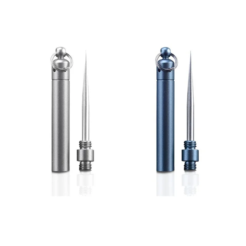 1 Piece Stainless Steel Metal Toothpicks Reusable Toothpick for Home Outdoor Portable Small Size Toothpicks for Men Women