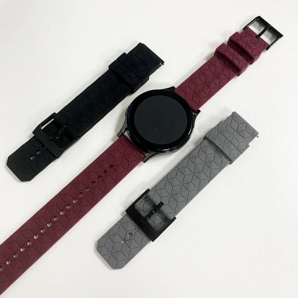 Versatile Silicone Smartwatch Strap – Soft and Durable Wristband in Multiple Sizes