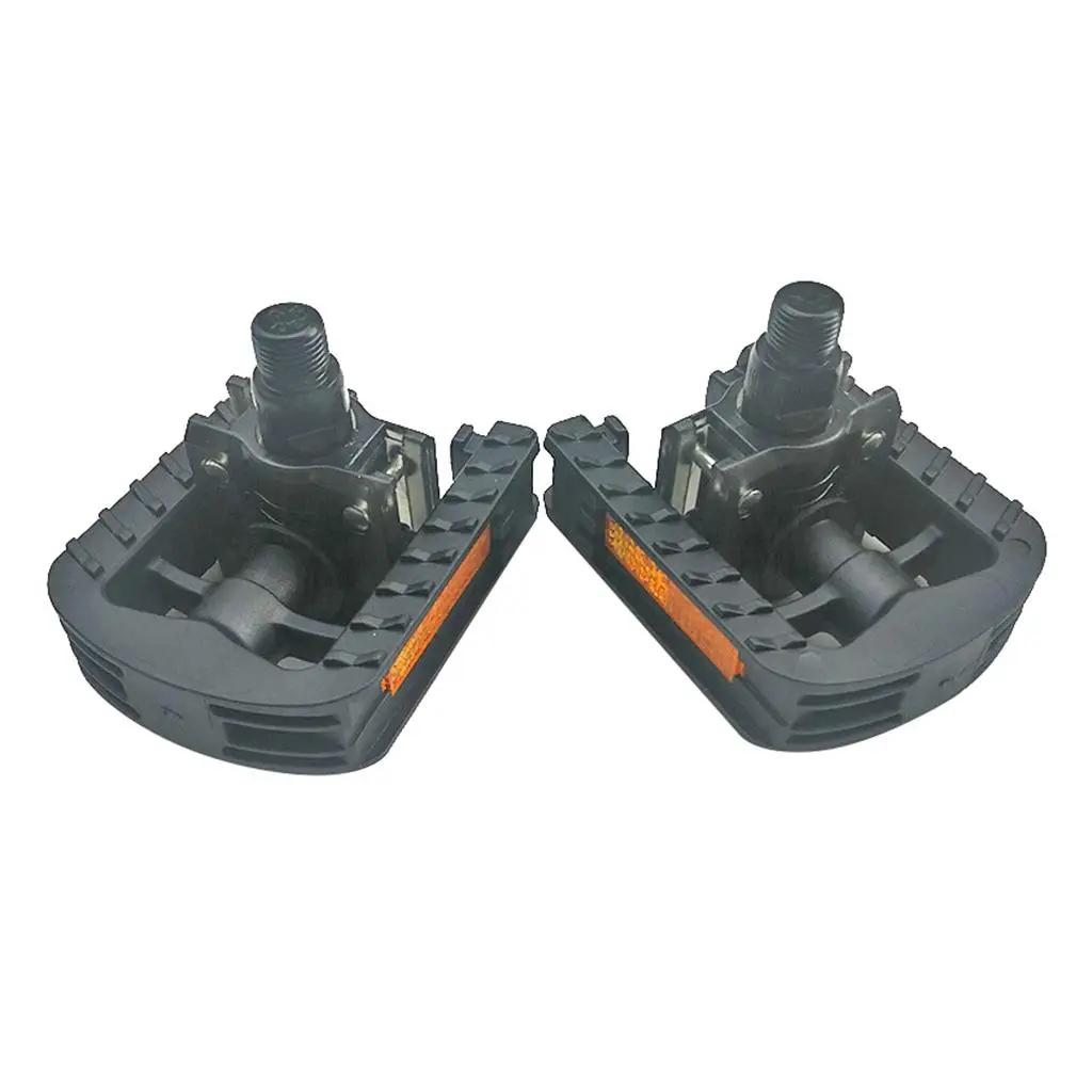 flat pedals with reflectors
