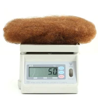 22 pouces brun blond QVR Afro crépus cheveux en vrac sans attachement Afro bouclés en vrac cheveux humains Remy Dreadlock couleur naturelle tresses cheveux 6