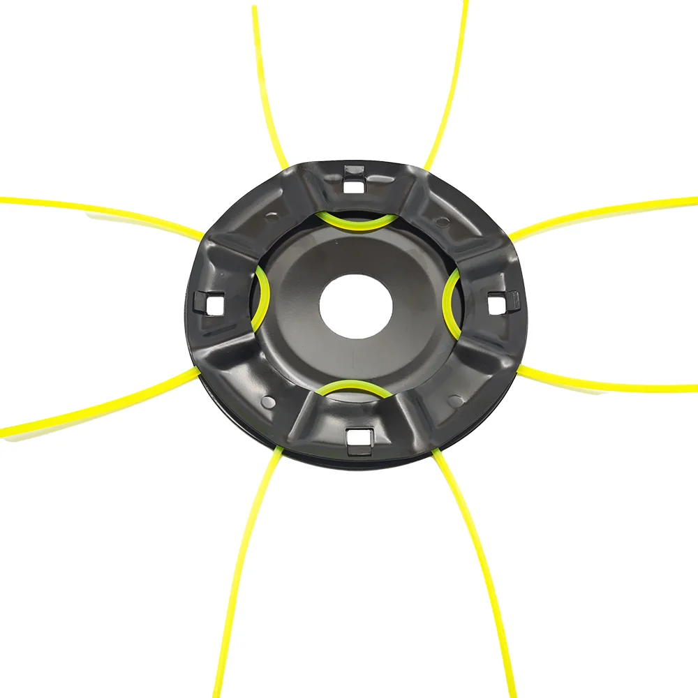 스트리머 잔디 헤드 트리머 브러시 잔디 깎는 기계 솔리드 스틸 와이어 휠 가든 헤드 스레드 라인 문자열 톱 잔디 브러시 모어 헤드