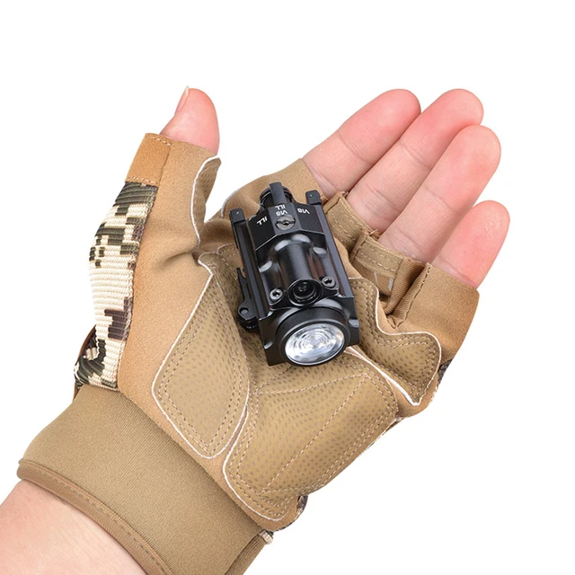 Lampe D'arme Tactique Mini Pistolet – 800 Lumens – USB Rechargeable – Rapide
