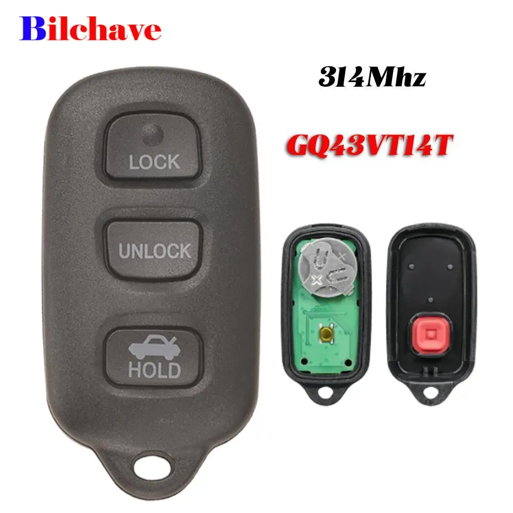 Jingyuqin 자동차 키 회로 기판, 도요타 캠리 솔라 코롤라 시에나 3/4 보톤, 314Mhz GQ43VT14T HYQ12BBX HYQ12BAN HYQ1512Y