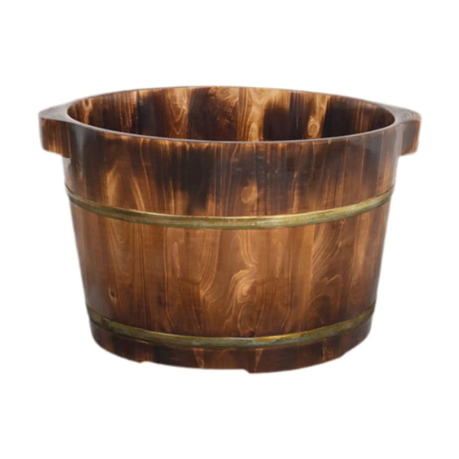 Wood Foot Bath Tub Deep Foot Washing Bucket for Bathroom Household Women Men Wood Foot Bath Tub Deep Foot Washing Bucket for Bathroom Household Women Men
