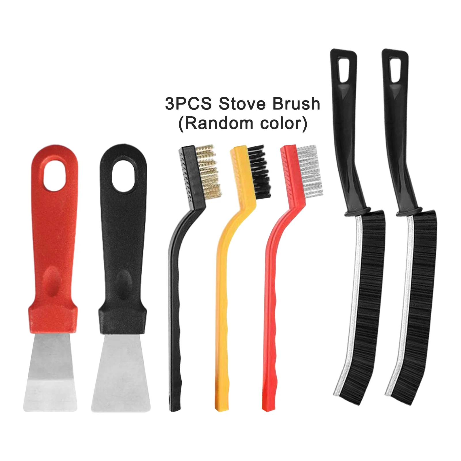 

Набор щеток для ванной комнаты со скребком, кухонная утварь для удаления грязи и ржавчины, для тяжелых условий эксплуатации в духовке