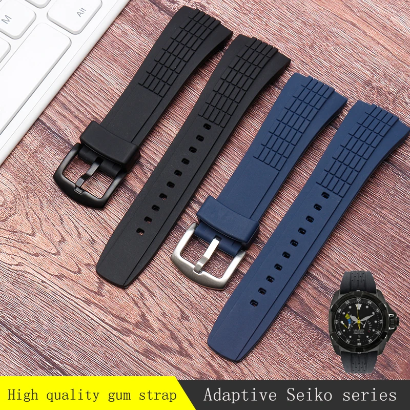 Watch Bands Seiko Watches | Silicon Strap Seiko Watch | Stainless Steel  Watch Strap - Watchbands - Aliexpress