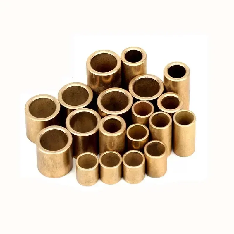 1-10Pcs Brass Bushing Guide Sleeve Precision Copper Base Bearing Shafts Inner Diameter 10mm 12mm 14mm