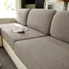 Jacquard Fabric Solid Colors Sofa Seat Cover For Living Room Removable Couch Slipcover Thicken Elastic Furniture Protector 4