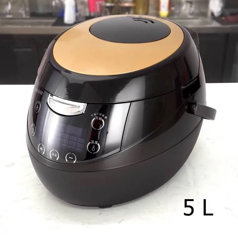 Olla eléctrica Sago para cocinar té con burbujas, pequeña, de 110 V, 220 V, 5 l, 6 l