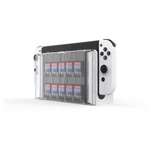 

1 Pcs Storage Box Game Cards Case For NS Switch OLED 10 in 1 Protective Case For NS Switch OLED Game Card Accessories