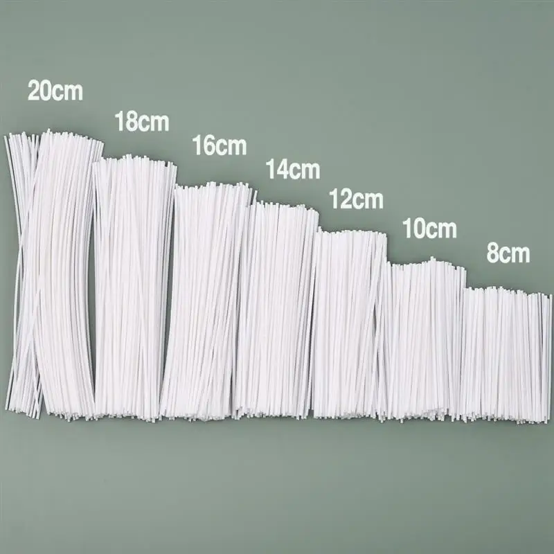 Description Picture 2 of item30-100pcs /Set Waxed Cotton Candle Wicks Set Smokeless Wax Core DIY Soy Wax Core Woven Kerosene Lamp Candles Making Supplies