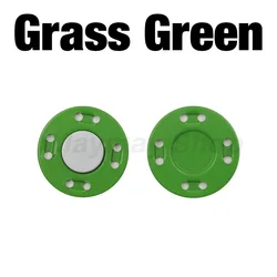 Magnetic Button Set: 5 Pairs for Clothing and Craft Decoration (Grass Green)
