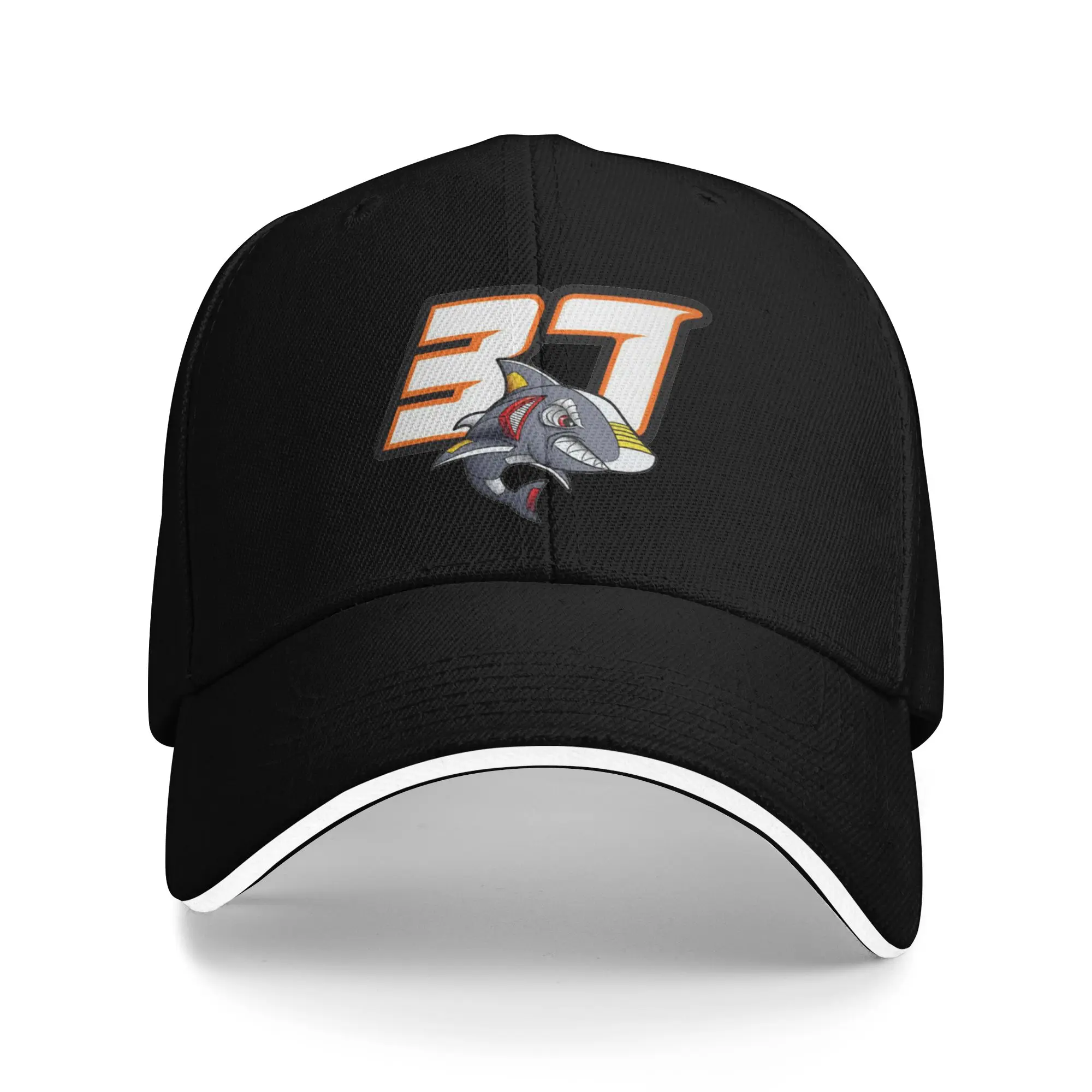 Sammlung 12 Styles Choice Lucky Number 37 Acosta Shark Pedro Camping Baseball Caps Boy # 37 Hip Hop Trucker Cap Damen Sonnenhüte