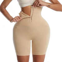 Shorty gainant amincissant pour femme, taille haute, avec crochets, effet ventre plat et rehausseur de fesses 2