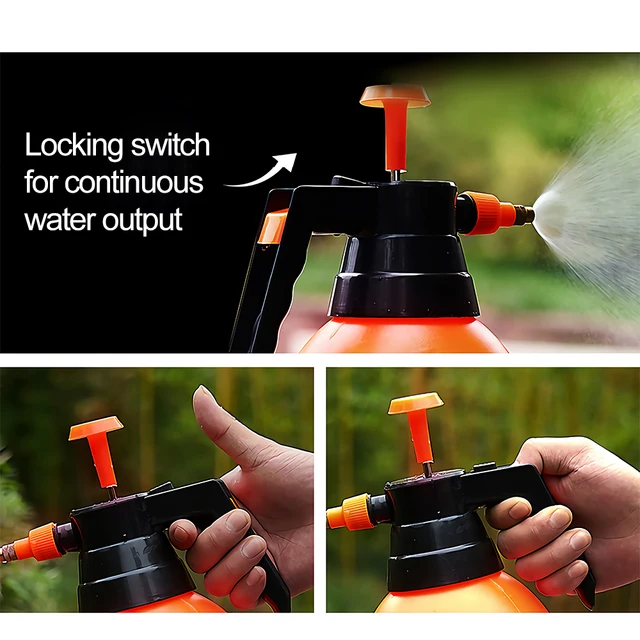 2L/3L Spray -Palack Kézi Nyomás Permetező Légnyomású Palack Öntözés Szivattyú Víz Kert - Image 4