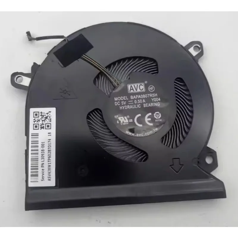 Cooling Fan Original CPU Fan for HP Zbook Studio X360 G5 Fan EliteBook 1050 G1 HSN-Q11C L30938-001 Cooling