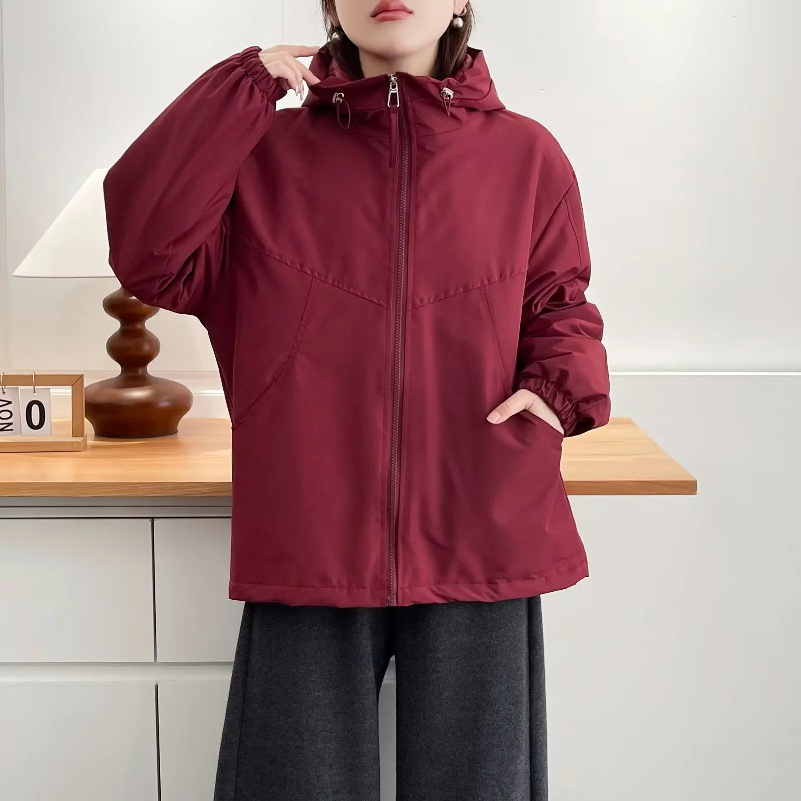 XXXXL Fashion Plus Size Women's Parkas Autumn And Winter Of 2025 cotton-padded Jacket Simple Casual Hooded Warm Quilting Coats