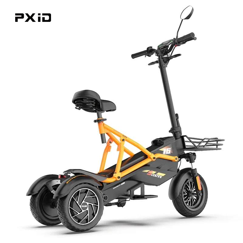 Electric 3 Wheel Scooter Adult Off Road 3 Wheel Electric Scooter Adult PXID F2 Dual Motor
