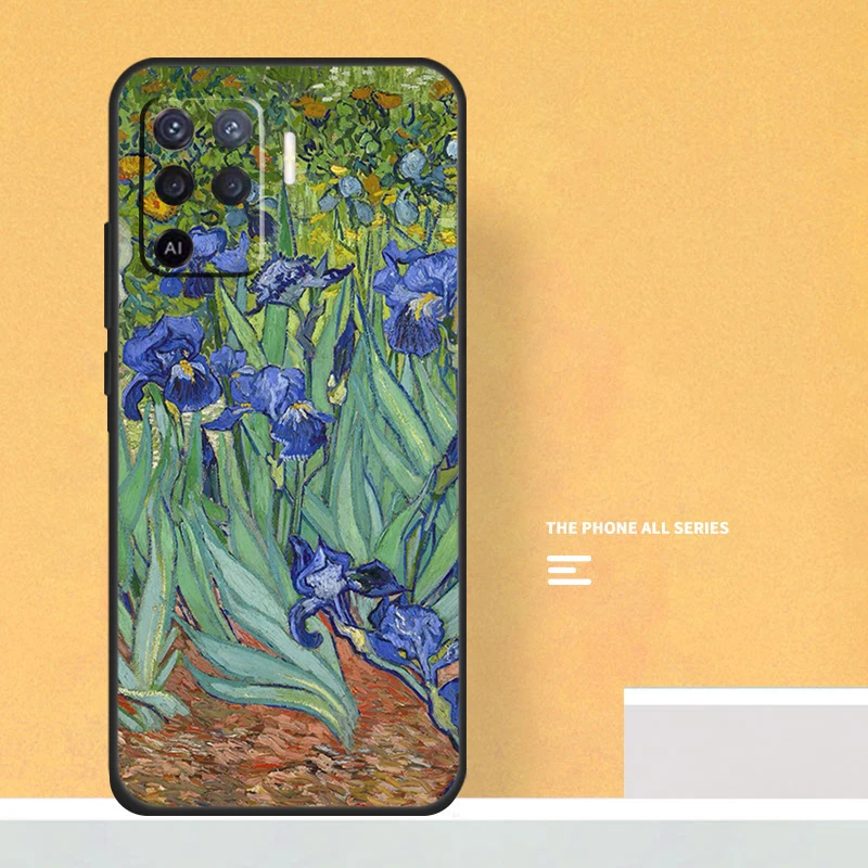 Van Gogh Starry Night Artistic Phone Case - Back Cover Design