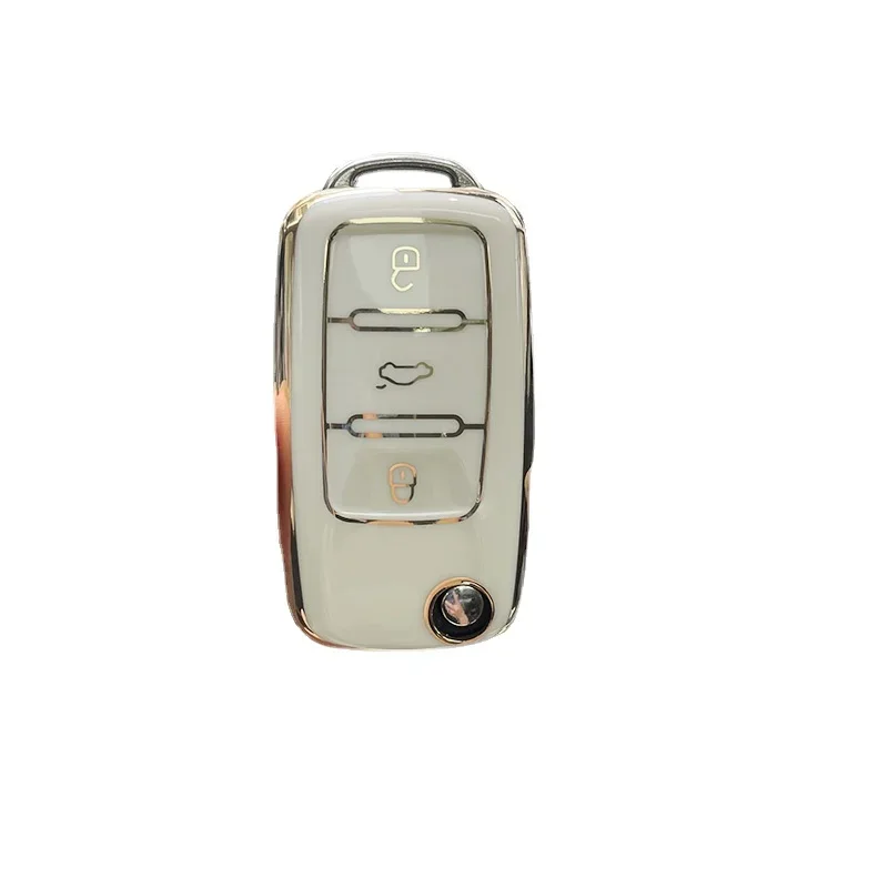 Tpu Car Key Case Cover Per Vw Santana Volkswagen Polo Golf Beetle Caddy Up Eos Lamando Lavida Vista Sagitar Gli Jetta Passat B5