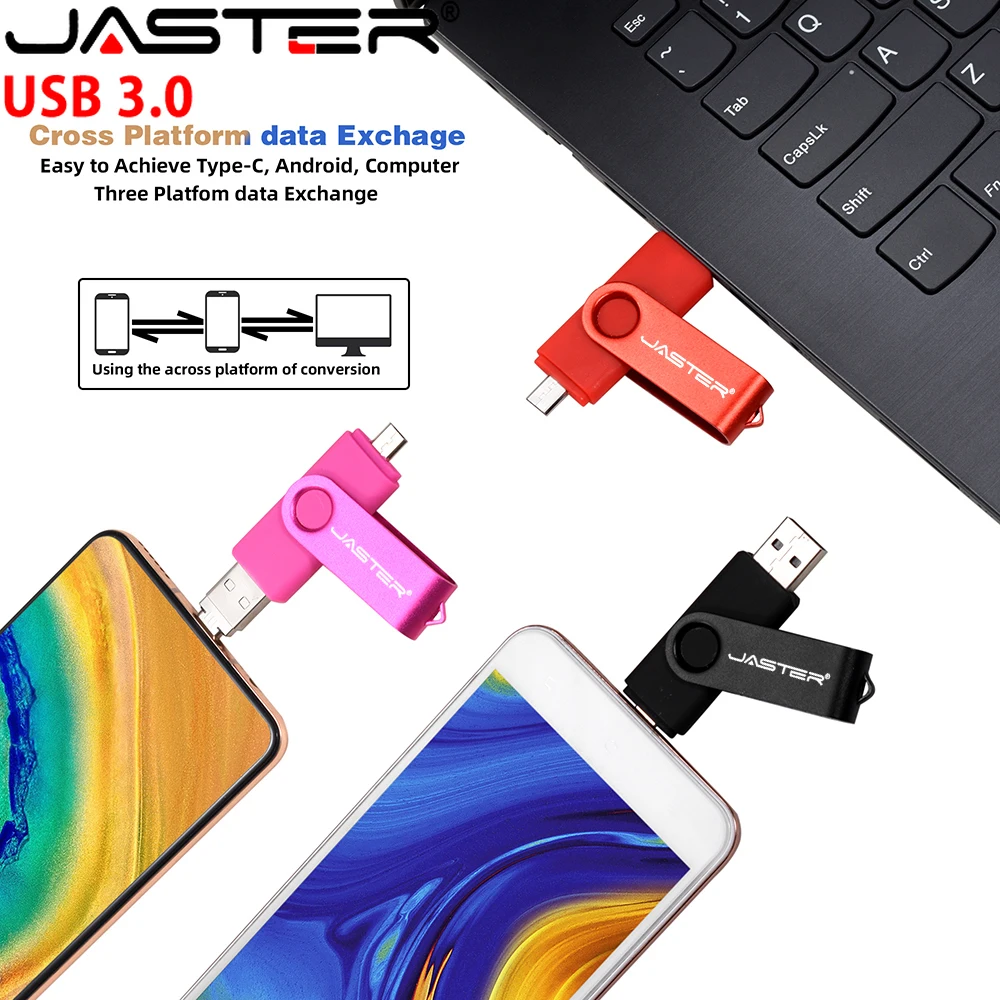 

USB-флеш-накопитель 3 в 1, 3,0 Гб, 32 ГБ, 64 ГБ