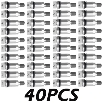 เซ็นเซอร์ความดันยาง TPMS อลูมิเนียมวาล์วเปลี่ยนชุดซ่อมสําหรับ Hyundai Kia Honda Nissan BMW 52933-F2000 36106881890 7