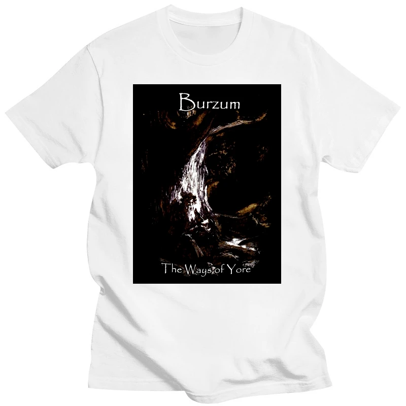 

Забавная Мужская футболка, новинка, футболка Burzum Ways Of Yore, футболка