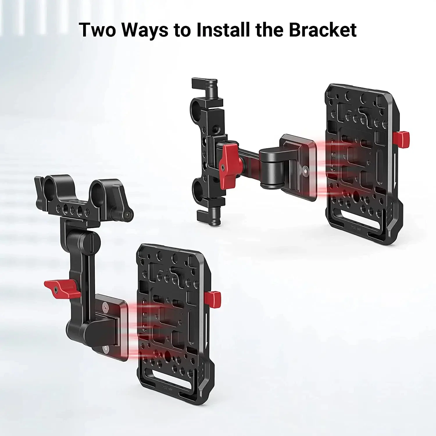 SmallRig V MOUNT Battery Plate with Adjustable Arm with 15MM Rod Clamp Standard