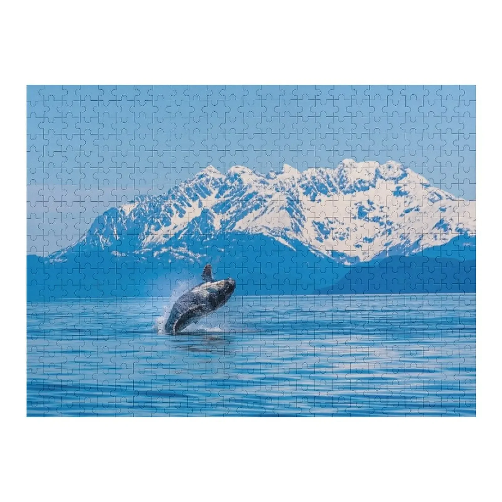 Humpback whale breaching Jigsaw Puzzle Works Of Art Woodens For Adults Puzzle harry whale in concert poster jigsaw puzzle wood photo personalized anime photo personalized gifts puzzle