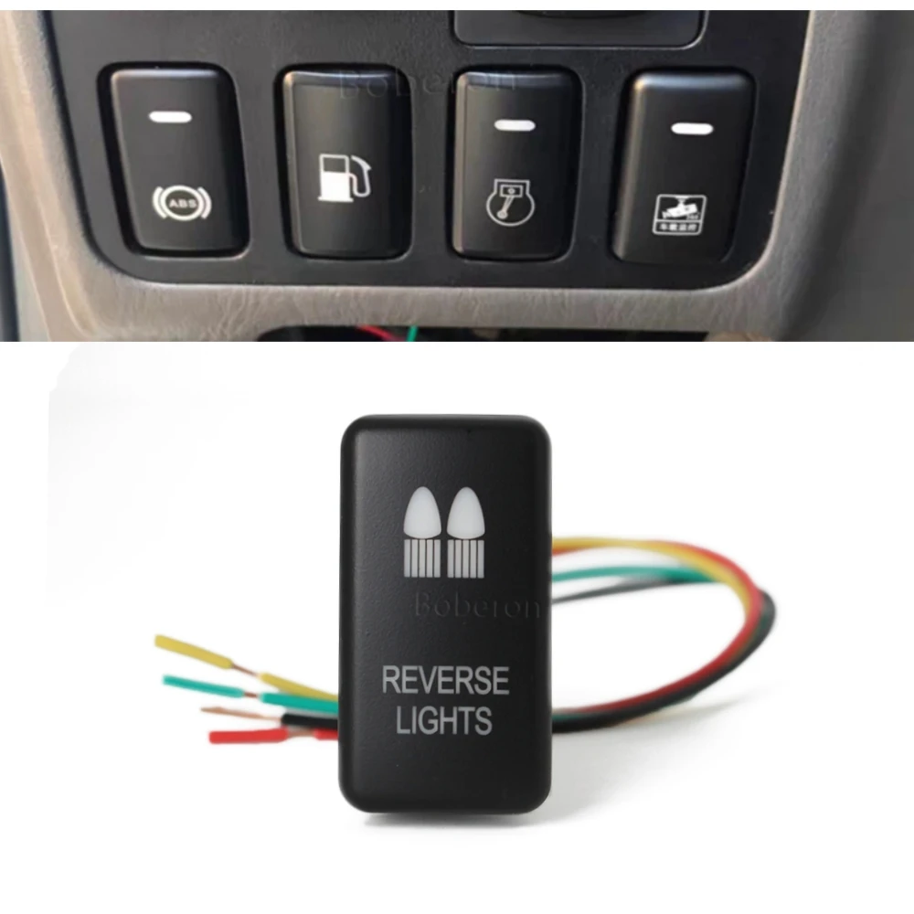 Per Toyota Tacoma Land Cruiser Reiz Hilux Prado 120 Fj Cruise Car Orange Led Light Luci Di Retromarcia Interruttore A Pulsante