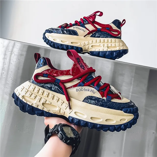 High Quality Sneakers for Men Summer New Breathable Men Shoes Trendy Anti Slip Casual Platform Sneakers Кроссовки Сетка Мужские 2